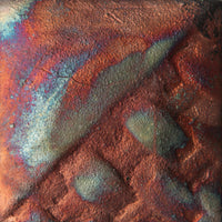 Raku Peacock Matte Metallic Raku Glaze Rk104- 1 pint (16 oz.).