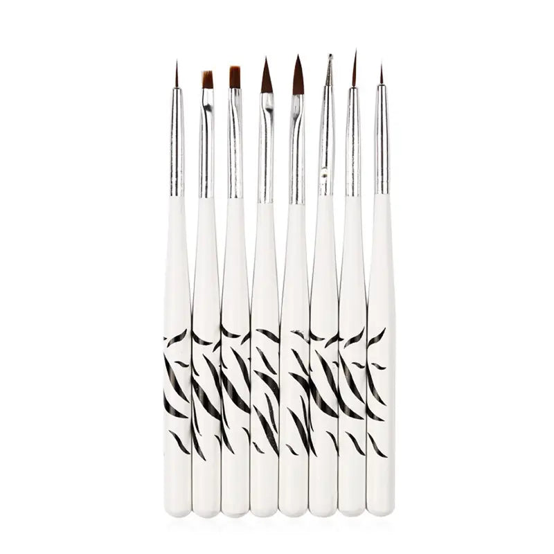 8 Pc Zebra Print Designer Brush Set – River Craft Ceramics